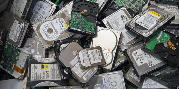 UVS-UKRecyclingRecoveryProcess hard drives-WebVersion hard drives media recycling WEEE