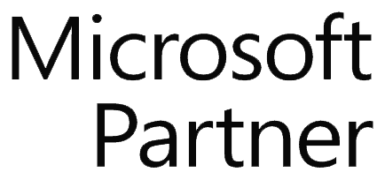 Microsoft Partner logo for business software solutions.