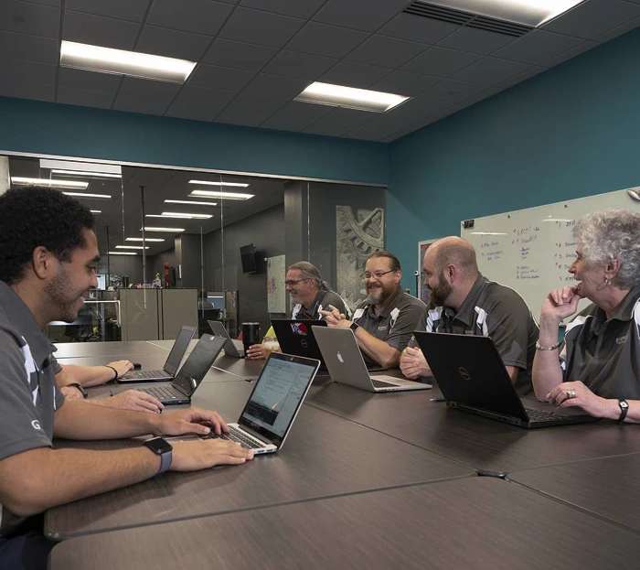 The team at UV&S planning and IT Roadmap