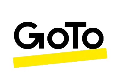 GoTo remote collaboration and communication software logo.